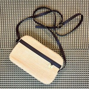Etienne Aigner straw purse